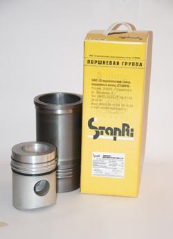 Гильза-поршень <Евро-0 (V6/8)> (к-т (6 наим.) на 1 цилиндр: гильза (L=285 мм не фосф.)+поршень (5 кан.)+п/к+у/к) <ОАО "СТАПРИ" (РФ)> (для ЯМЗ("Евро-0" без т/н под блок с/о)) 236-1004005-К (СТАПРИ)